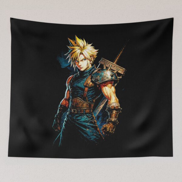 Aperçu de l'œuvre Cloud Strife from Final Fantasy VII -2 créée et vendue par bretportmarow.