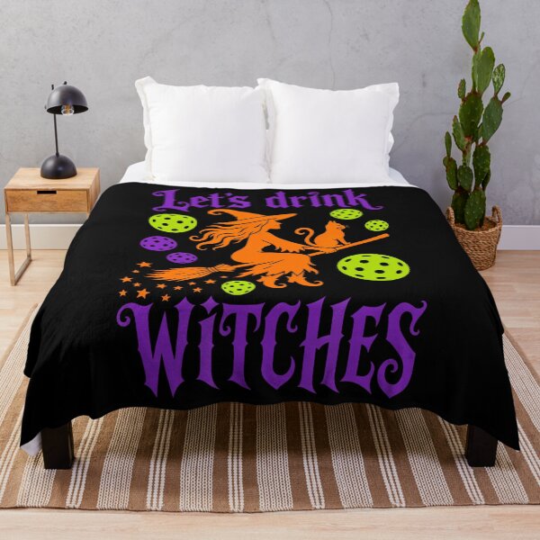 Item preview, Let'S Drink Witches Halloween Pickleball Broom designed and sold by Alzasshop.