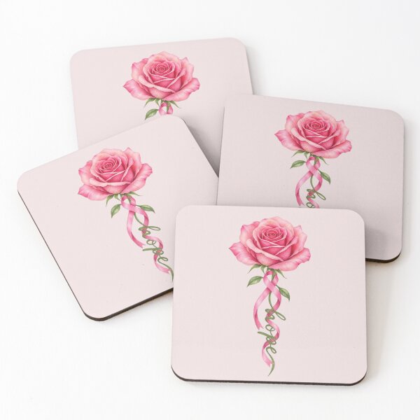 Item preview, Pink Hope Rose Breast Cancer Awareness designed and sold by Cute & Sassy Custom Gifting Boutiques.