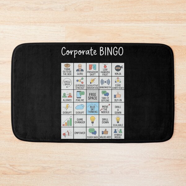 Item preview, Corporate Bingo Funny Office Humor Business Buzzwords Workplace Meme designed and sold by YOUNG DREAM STORE.