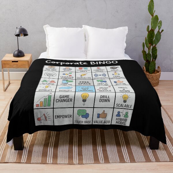 Item preview, Corporate Bingo Funny Office Humor Business Buzzwords Workplace Meme designed and sold by YOUNG DREAM STORE.