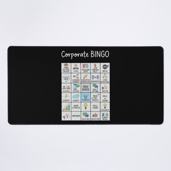 Item preview, Corporate Bingo Funny Office Humor Business Buzzwords Workplace Meme designed and sold by YOUNG DREAM STORE.