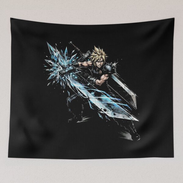 Aperçu de l'œuvre Cloud Strife With Buster Sword créée et vendue par bretportmarow.