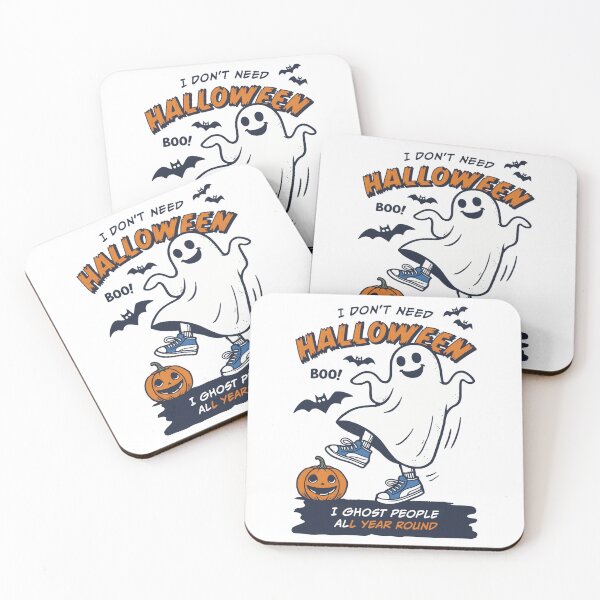 Item preview, I Ghost People All Year Round Funny Halloween Quotes designed and sold by Vicky021.