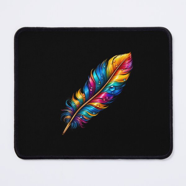 Item preview, Rainbow Feather Illustration designed and sold by U-STUDIO-66.