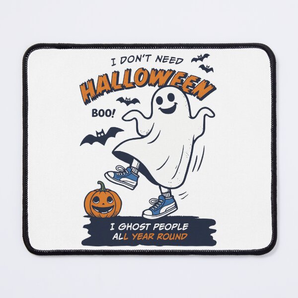 Item preview, I Ghost People All Year Round Funny Halloween Quotes designed and sold by Vicky021.