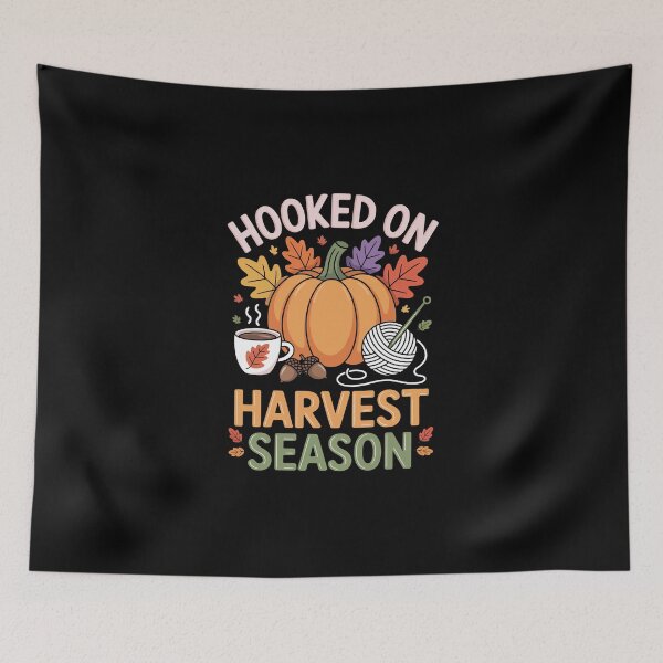 Item preview, HOOKED ON HARVEST SEASON designed and sold by jkrphoto.