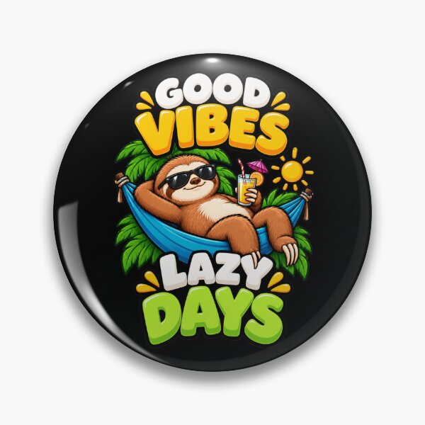 Item preview, Good vibes lazy days designed and sold by Edrien Design.