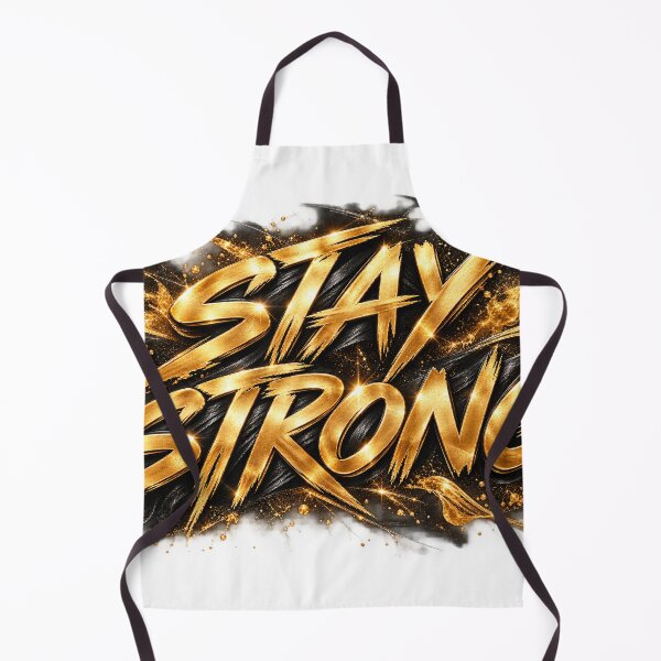 Item preview, Stay Strong – Luxury Black & Gold Motivation designed and sold by Inrastylish888.
