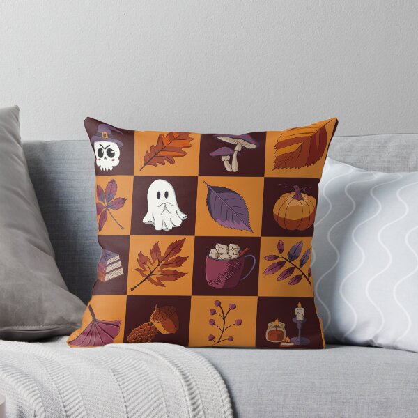 Artikelvorschau, Schachbrettmuster Herbst entworfen und verkauft von JCreativeAtelier.