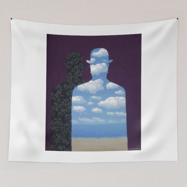Item preview, René Magritte art - René Magritte artist - René Magritte abstract art - René Magritte Belgian surrealism - René Magritte contemporary art designed and sold by Rohyadalim.