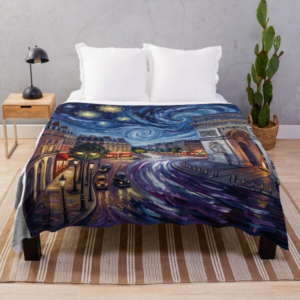 Item preview, Arc de Triomphe Paris Under Starry Night designed and sold by Bad-Decisions-Designs.