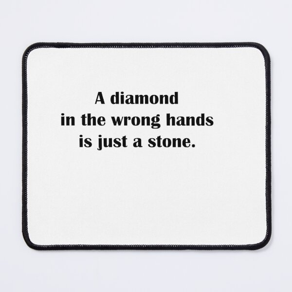 Item preview, a diamond in the wrong hand is just a stone designed and sold by Kasia1987t.