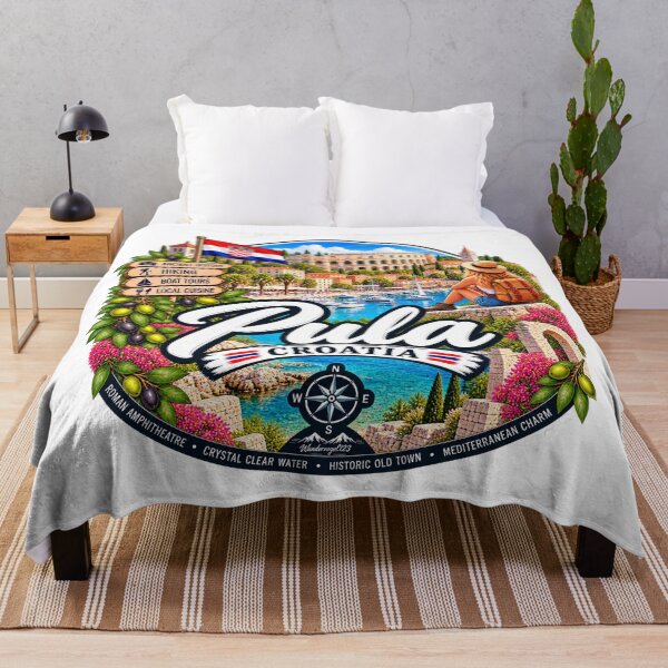 Item preview, Pula Croatia – Roman Amphitheater Adriatic Coast & Hiking Adventures designed and sold by Wandervogel123.