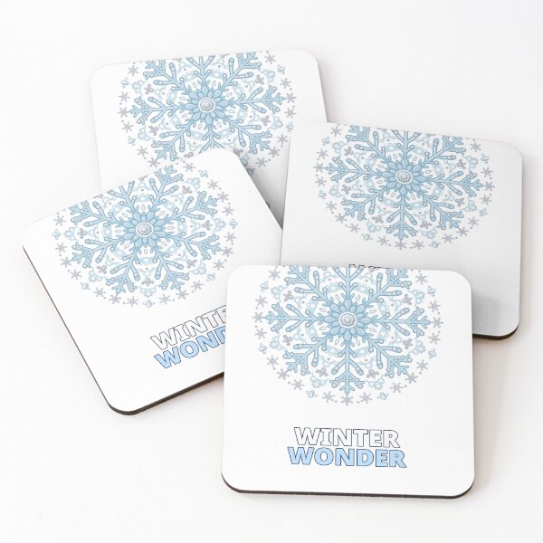 Item preview, Winter Wonder Snowflake Mandala designed and sold by ThreeFlyingAces.