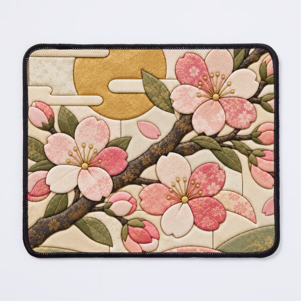 Item preview, Cherry Blossom Japanese Kinusaiga Art Style designed and sold by ThePinkProject.