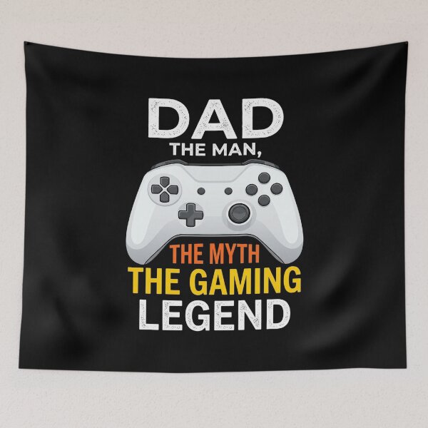 Item preview, Dad The Man The Myth The Gaming Legend Funny Gamer Dad Gift designed and sold by YOUNG DREAM STORE.