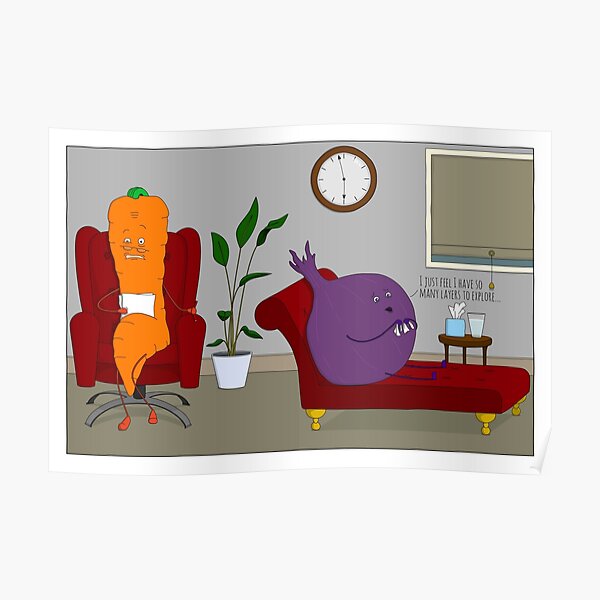 Vegetables Have Feelings... Poster