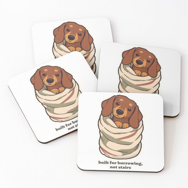 Item preview, Funny Dachshund Built for Burrowing Not Stairs designed and sold by OuqCreations.