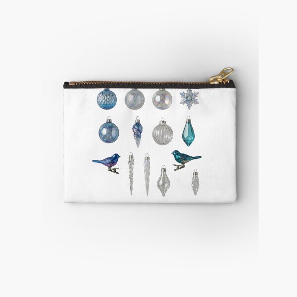Item preview, Vintage Blue Glass Christmas Ornaments | Elegant Holiday Decor Collection designed and sold by asumintjapan1.