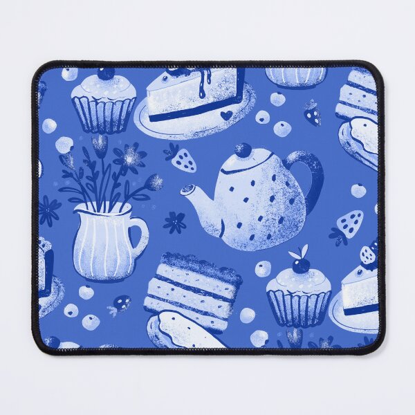 Item preview, Kitchen and sweets blueprint seamless pattern, cover, textile decoration  designed and sold by NatalkaP.