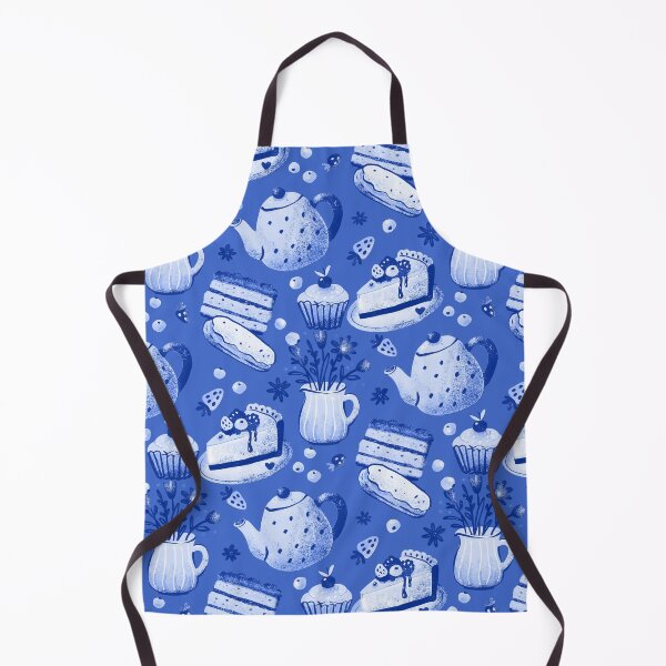 Item preview, Kitchen and sweets blueprint seamless pattern, cover, textile decoration designed and sold by NatalkaP.