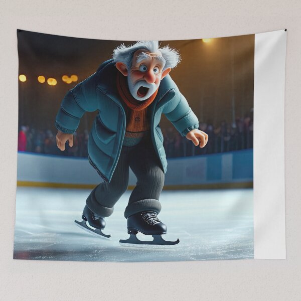 Item preview, Old Fart Ice Skating designed and sold by Colin Bentham.