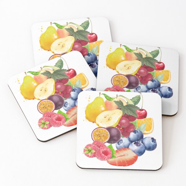 Item preview, Watercolor Fruits – Colorful Fruit and Berry Botanical Illustration designed and sold by SVALANART.