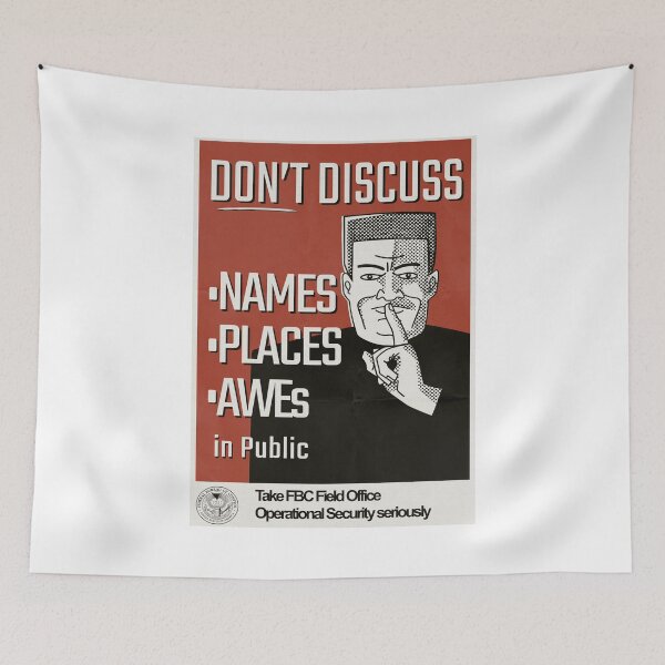 Item preview, Federal Bureau of Control (Control Resonant) warning poster 20 designed and sold by Deepwood.