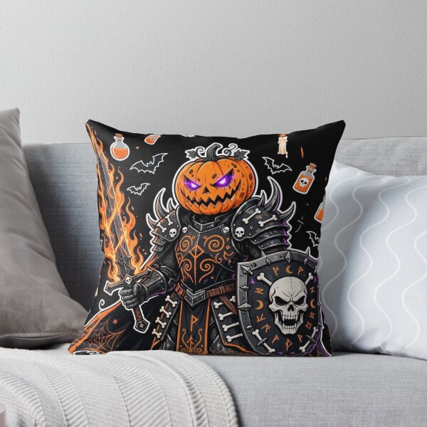 Item preview, The Pumpkin Knight — Champion of the Cursed Realm designed and sold by DibujandoPorfa.