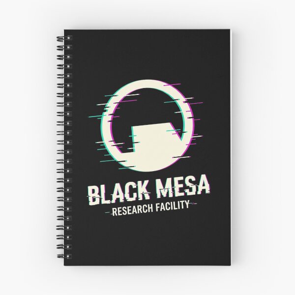 Artikelvorschau, Black Mesa Forschungseinrichtung Retro-Sci-Fi-Glitch-Gaming-Design entworfen und verkauft von YOUNG DREAM STORE.