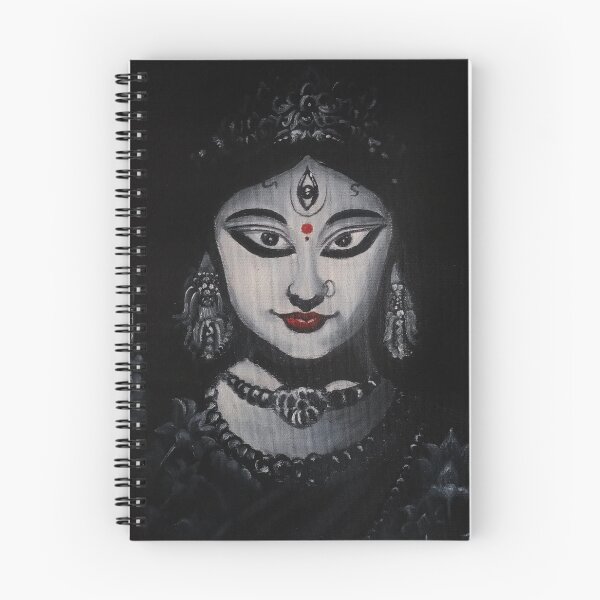 Artikelvorschau, Maa Durga: Göttlichkeit in Schwarzweiß entworfen und verkauft von The Wayward Hue.