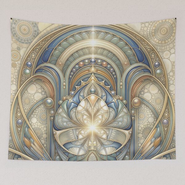 Aperçu de l'œuvre Sacred Geometry Art Nouveau Mandalas créée et vendue par Frackxion.