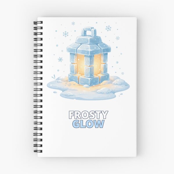 Aperçu de l'œuvre Frosty Glow Ice Lantern Winter créée et vendue par ThreeFlyingAces.