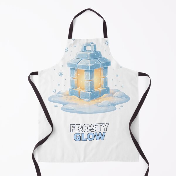 Item preview, Frosty Glow Ice Lantern Winter designed and sold by ThreeFlyingAces.