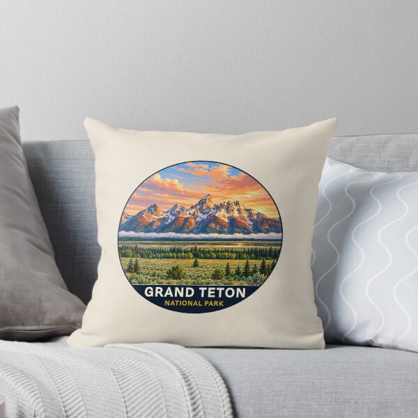 Item preview, Grand Teton National Park Retro Sticker designed and sold by Gideon Emmerich.