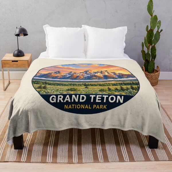 Item preview, Grand Teton National Park Retro Sticker designed and sold by Gideon Emmerich.