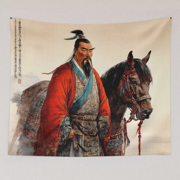 Item preview, Legacy of the Khan - Painterly Historical Warrior Portrait designed and sold by nhk999.