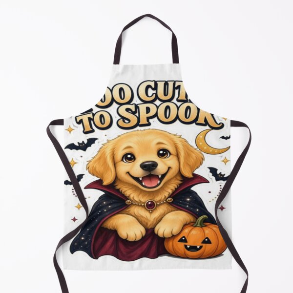 Item preview, Too Cute to Spook – Golden Retriever Vampire designed and sold by ClaussShop.