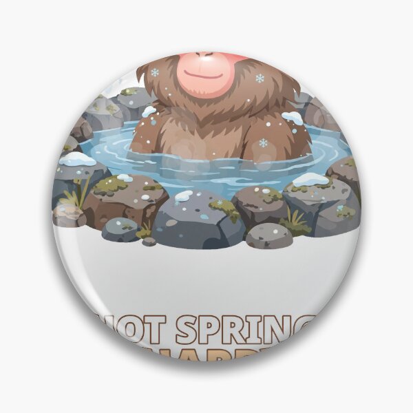 Item preview, Hot Springs Happy Snow Monkey Winter designed and sold by ThreeFlyingAces.