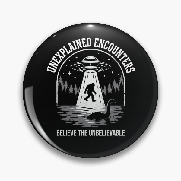 Item preview, Unexplained Encounters Believe The Unbelievable Cryptid Paranormal UFO Bigfoot Loch Ness Monster designed and sold by FolkGraphics.