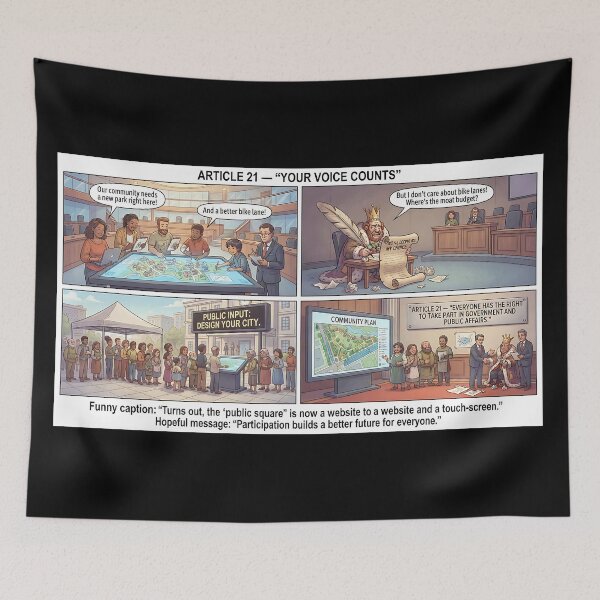 Item preview, Voices from the community shape the future designed and sold by Mianku | Für das Leben.