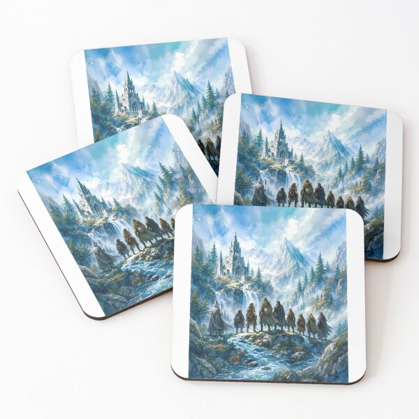 Item preview, The Fellowship Depart Fantasy Journey designed and sold by AstroTransit Co..