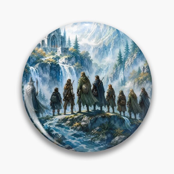 Item preview, The Fellowship Depart Fantasy Journey designed and sold by AstroTransit Co..