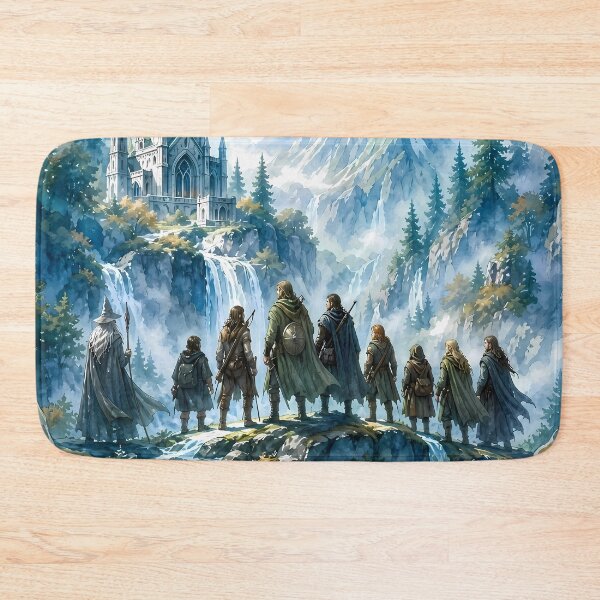 Item preview, The Fellowship Depart Fantasy Journey designed and sold by AstroTransit Co..