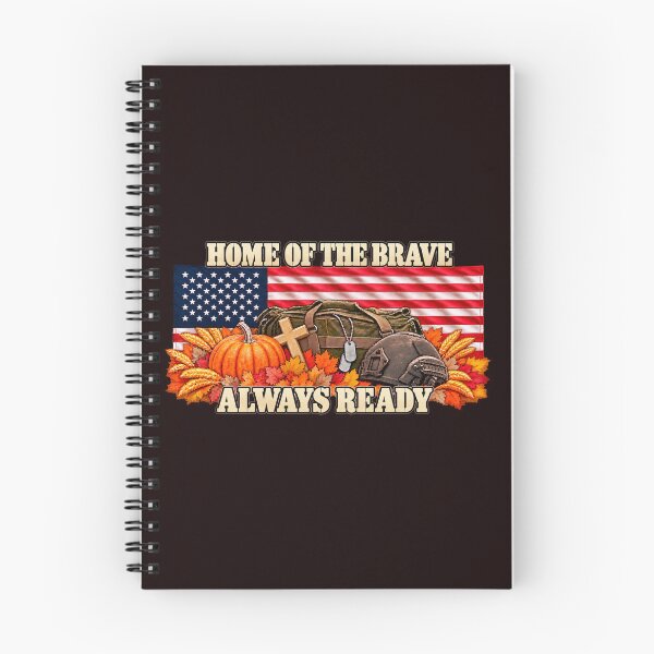 Item preview, Thanksgiving Home of the Brave Always Ready designed and sold by JJShirtz.