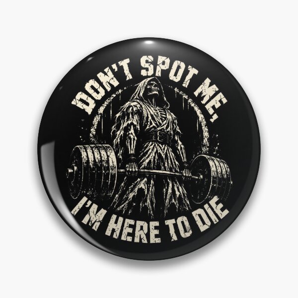 Item preview, Don't Spot Me Grim Reaper Deadlift Gym Humor designed and sold by NoeValdric.