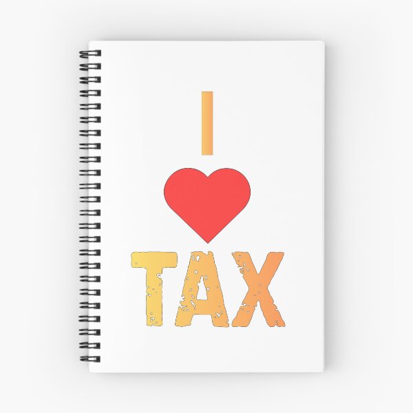 Item preview, I <3 Tax designed and sold by LuxCreations.