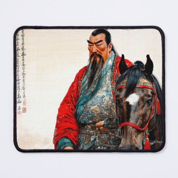 Item preview, Horse Lord of the Steppes - Epic Historical Portrait Art designed and sold by nhk999.