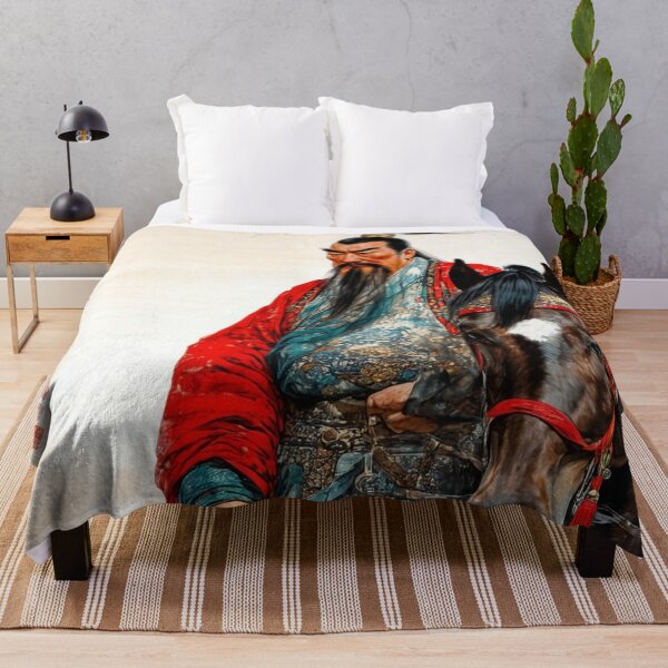 Item preview, Horse Lord of the Steppes - Epic Historical Portrait Art designed and sold by nhk999.